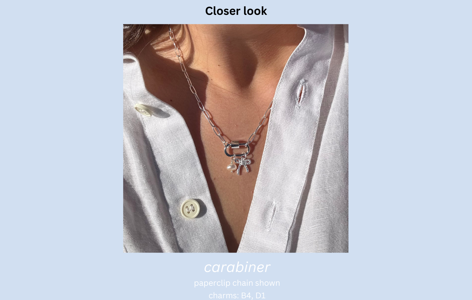 custom 925 sterling silver charm necklace