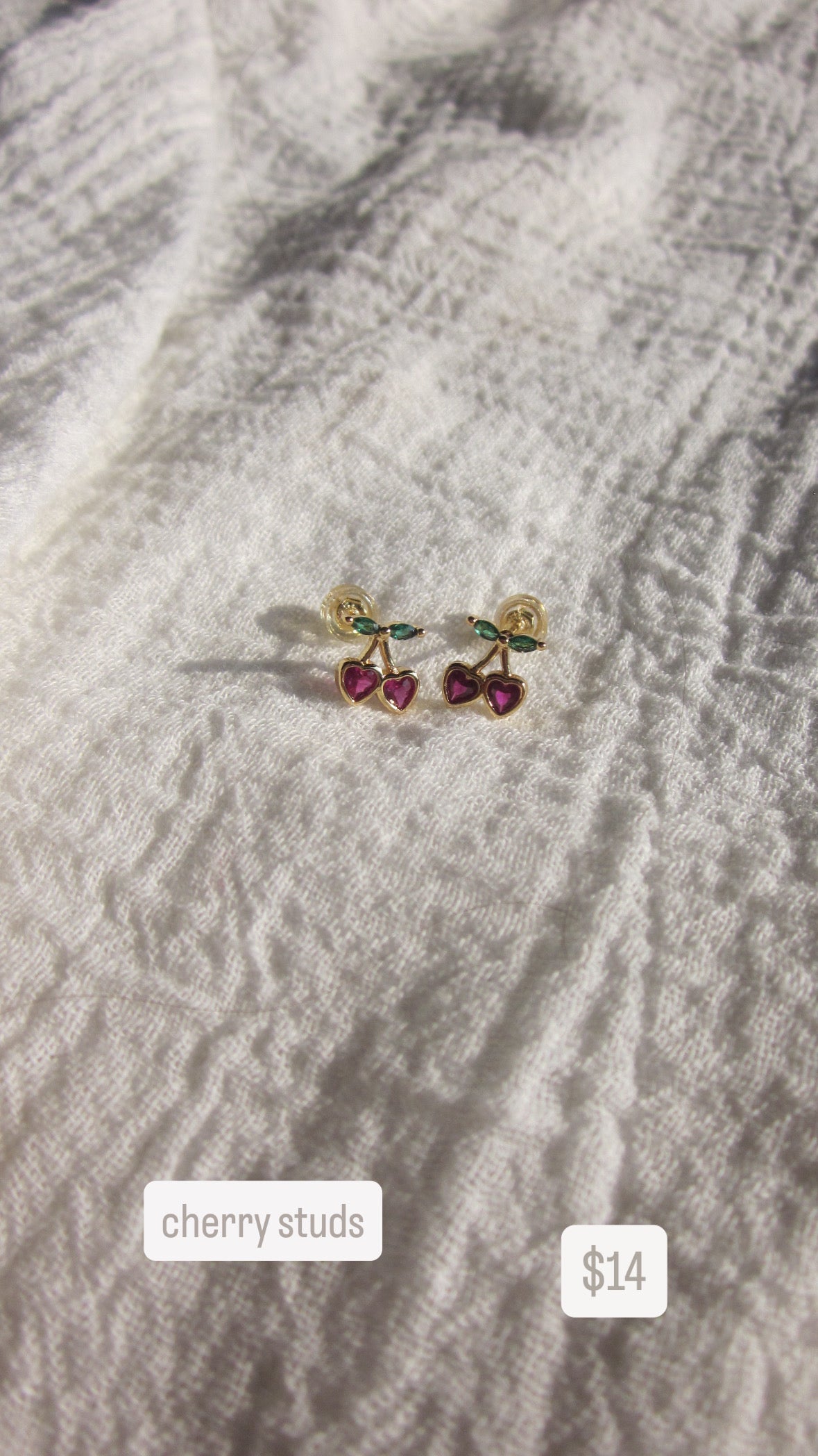 Cherry studs