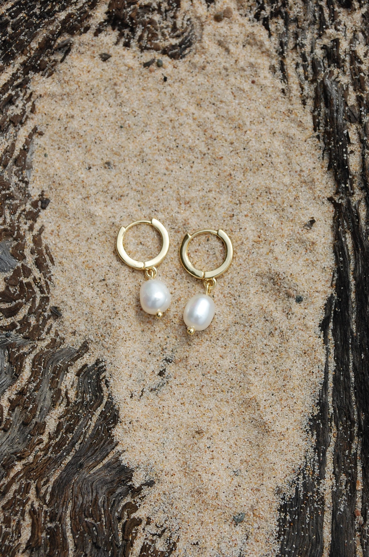 pearl dangle earrings