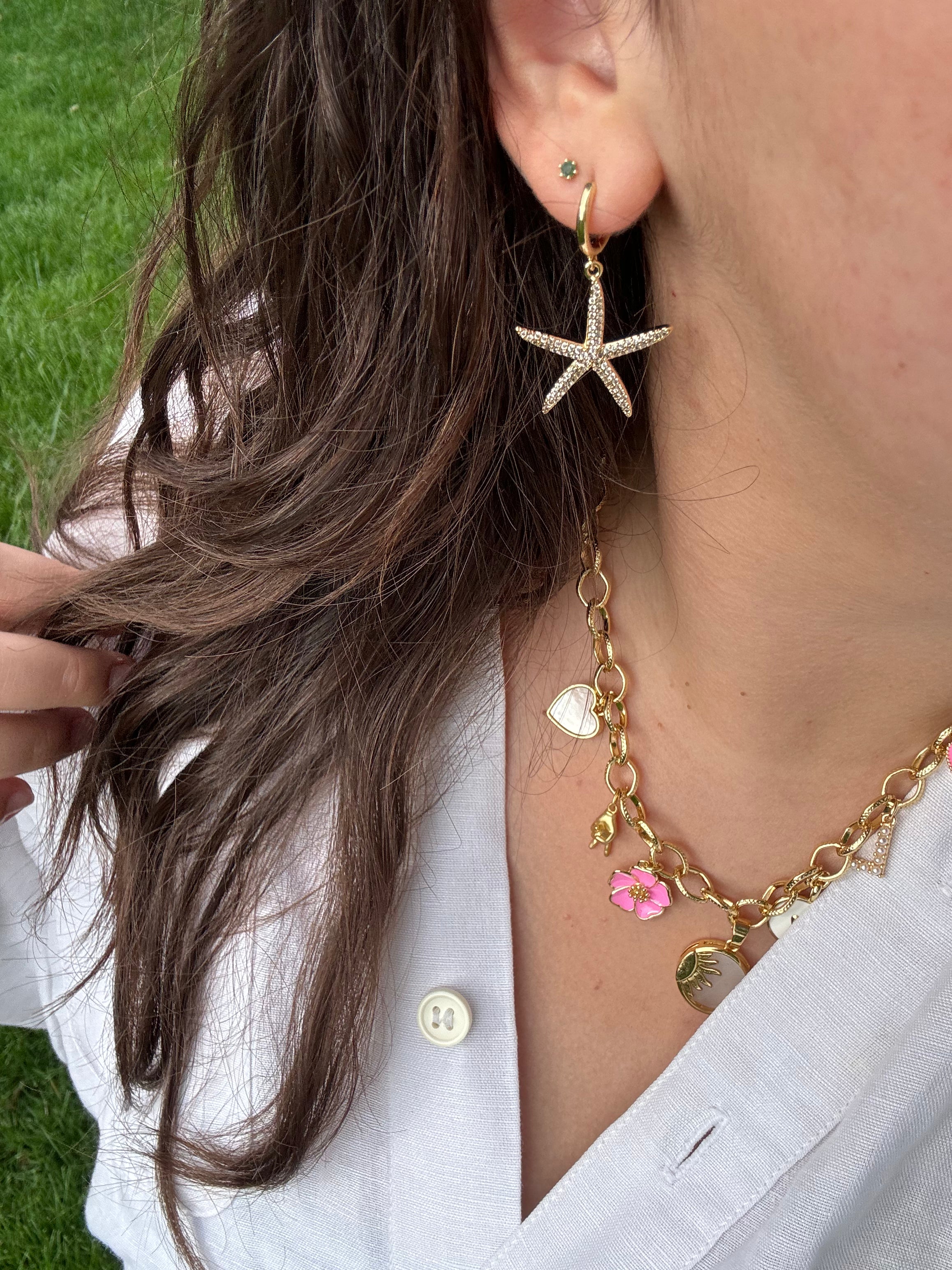 "They literally give me compliments" starfish earrings