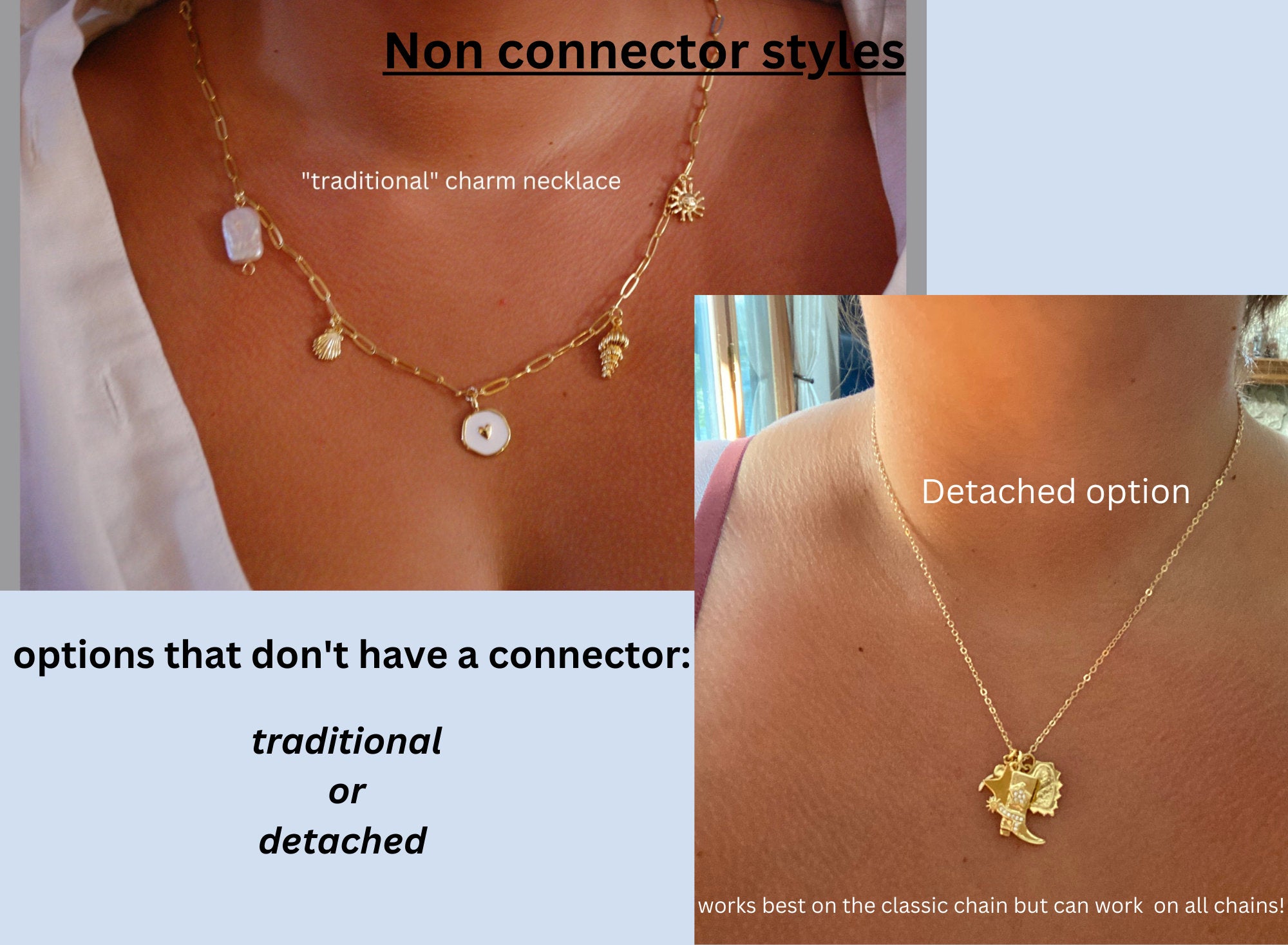 Custom charm necklace