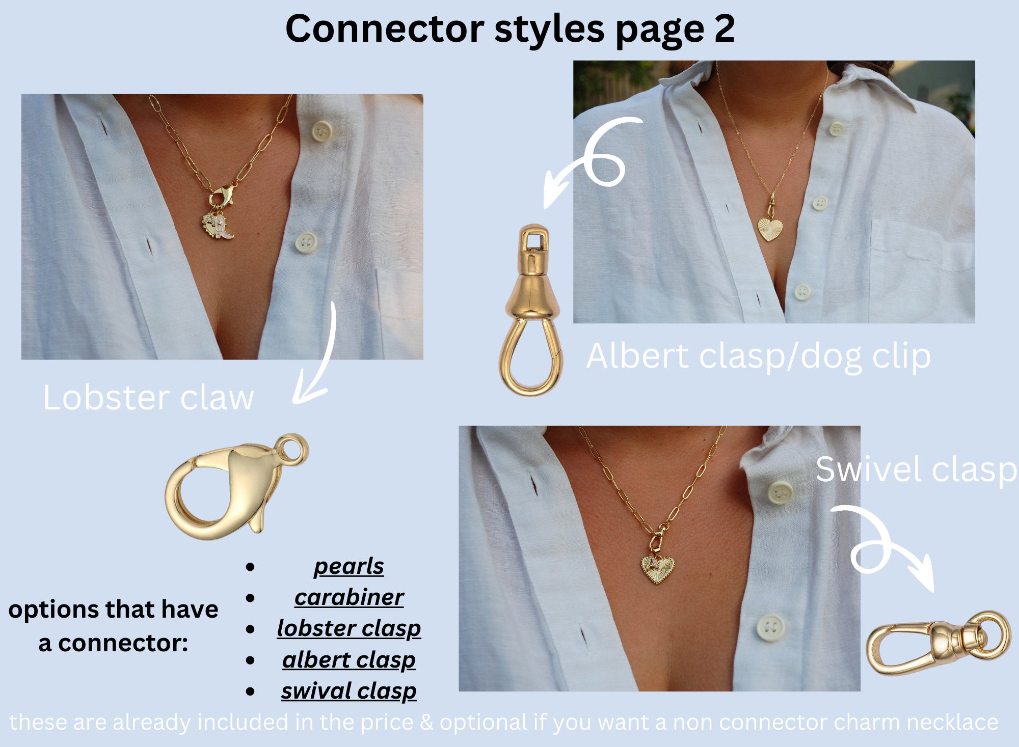 Custom charm necklace