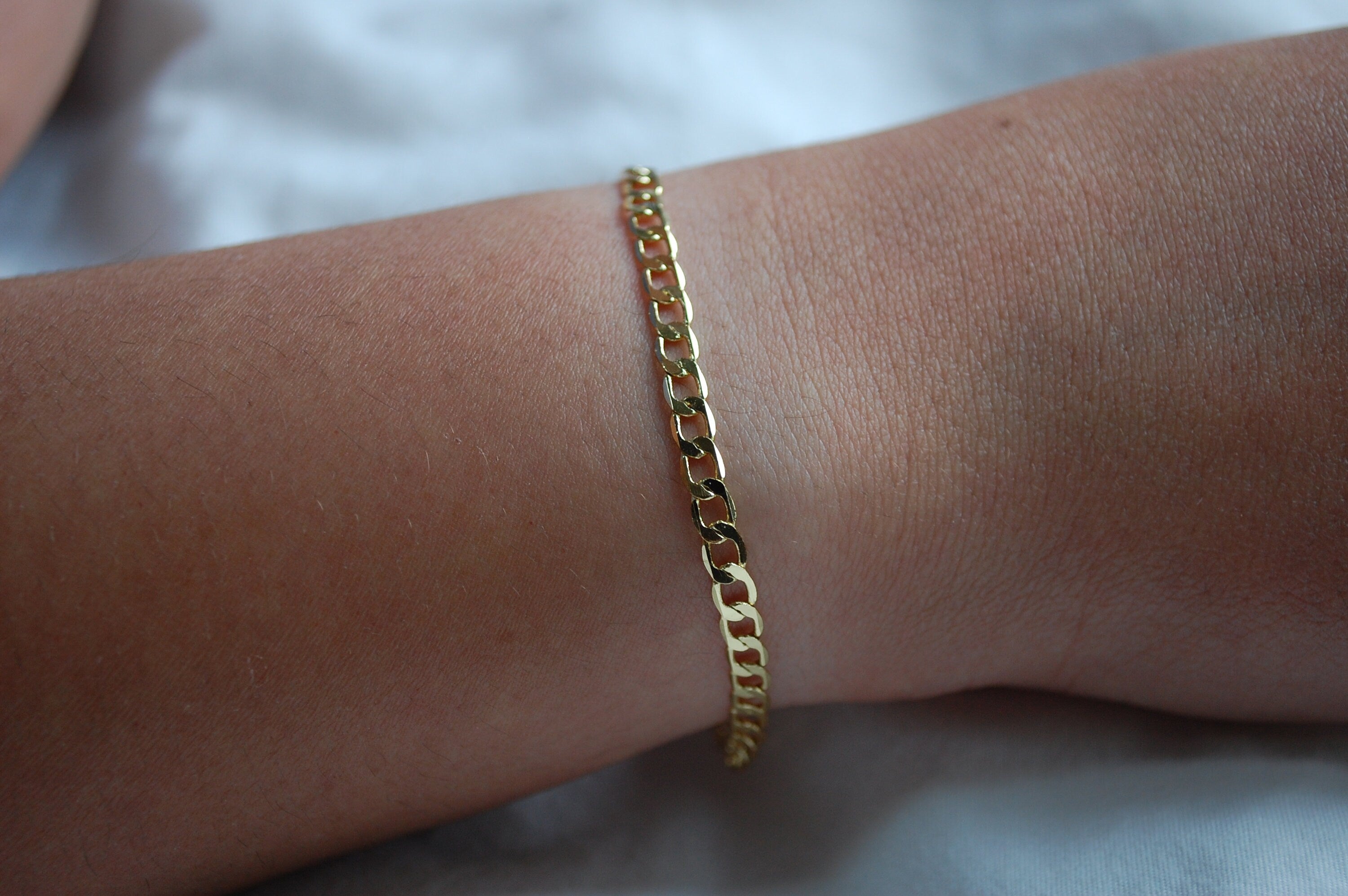 cuban curb chain bracelet