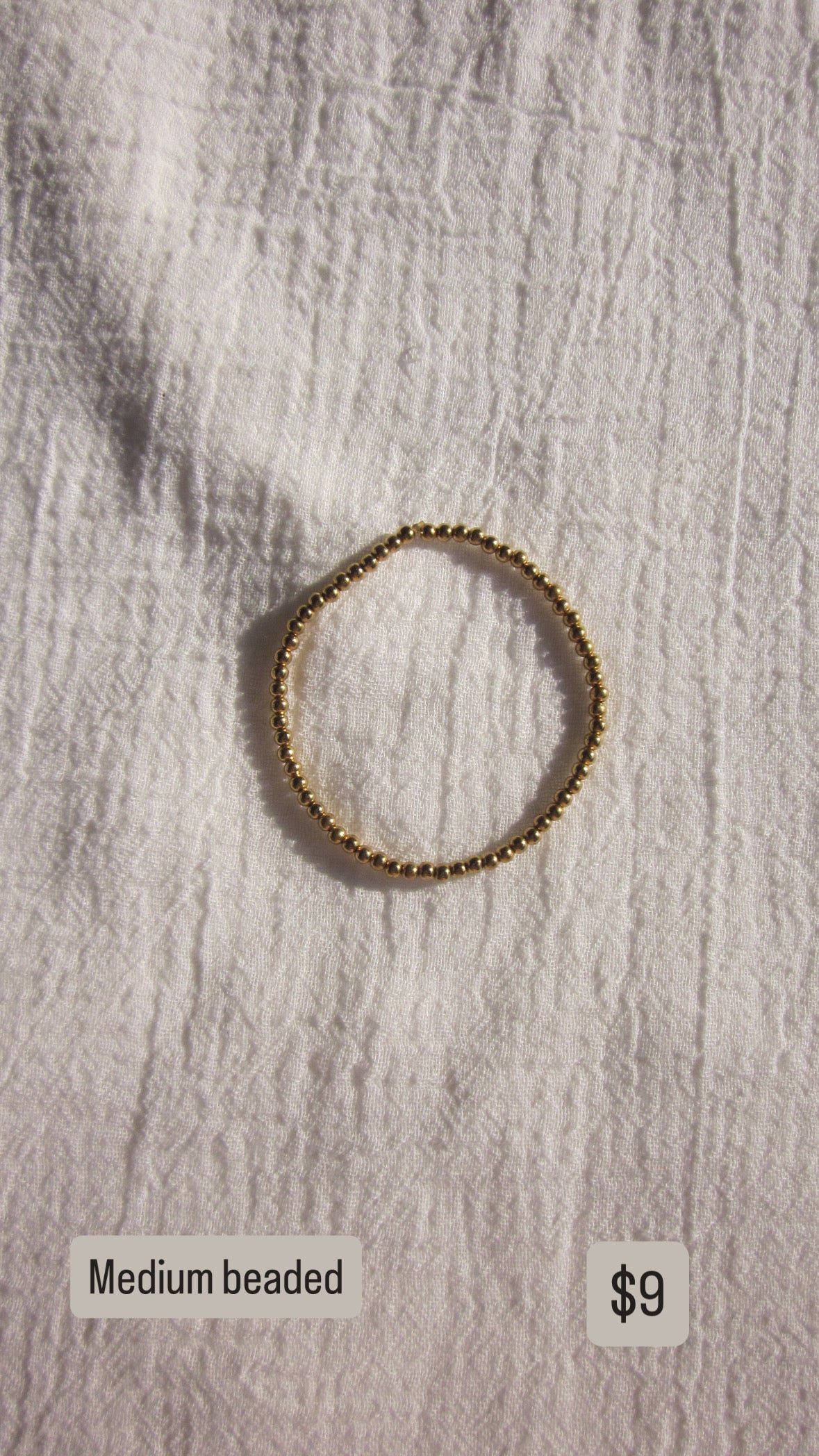 Medium beads bracelet