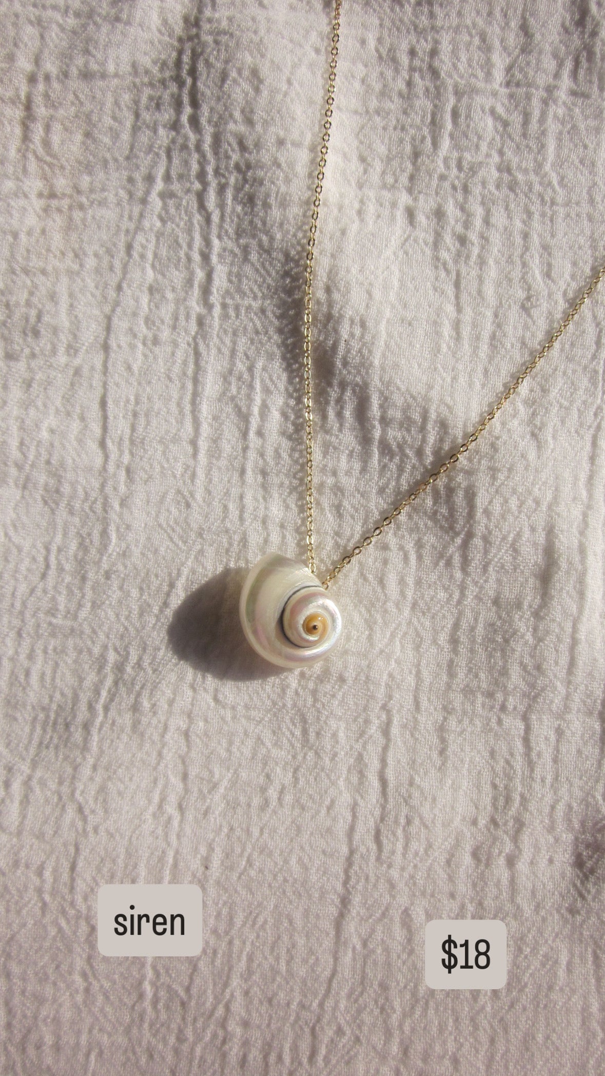 siren necklace