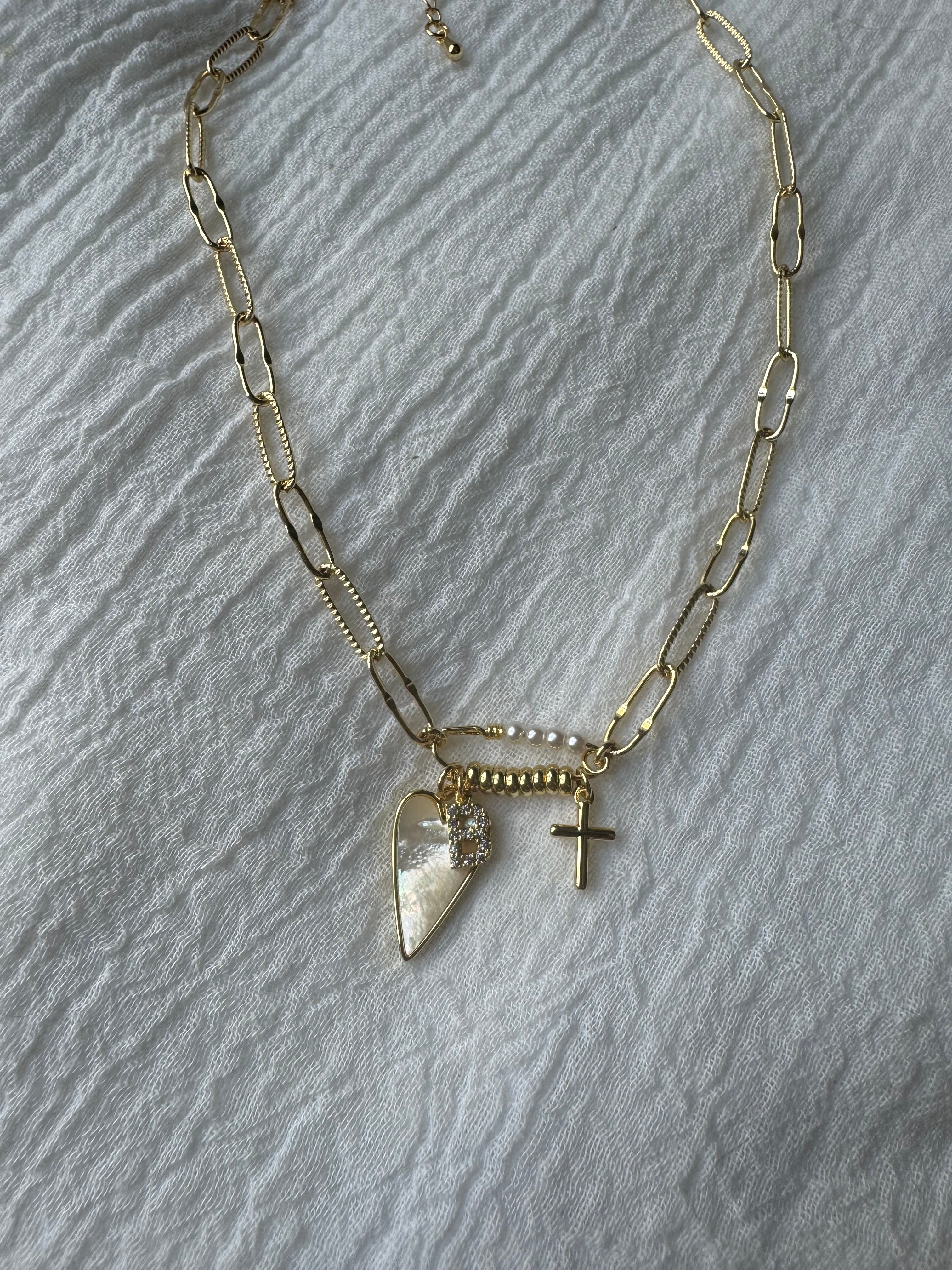 Cross my heart necklace