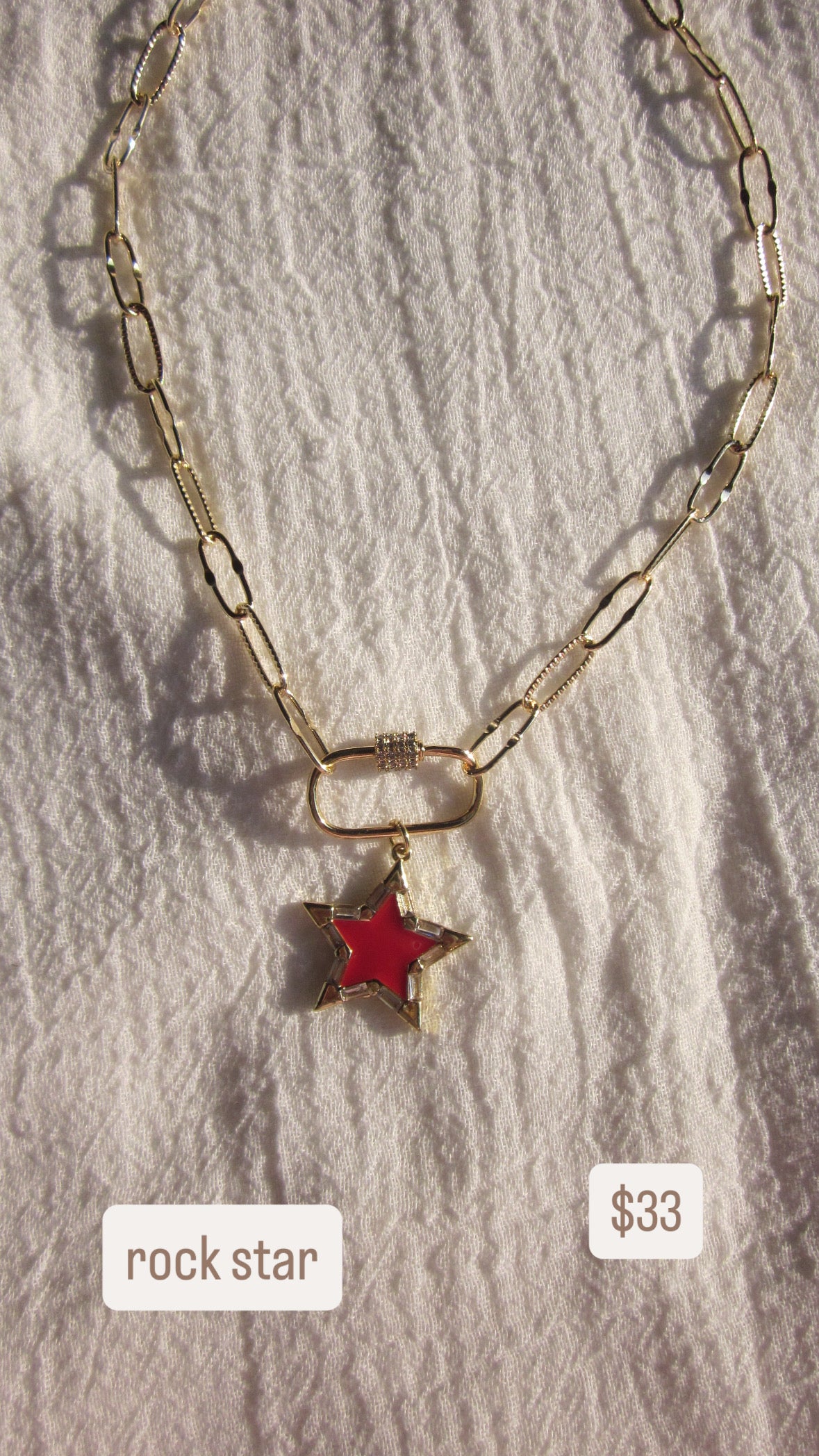 Rock star necklace