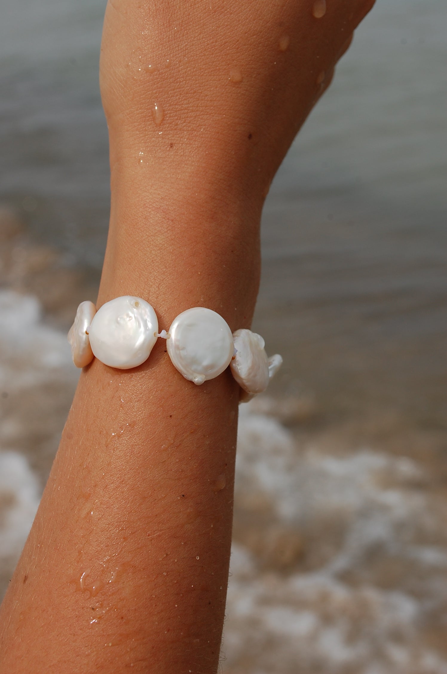coin pearl bracelet