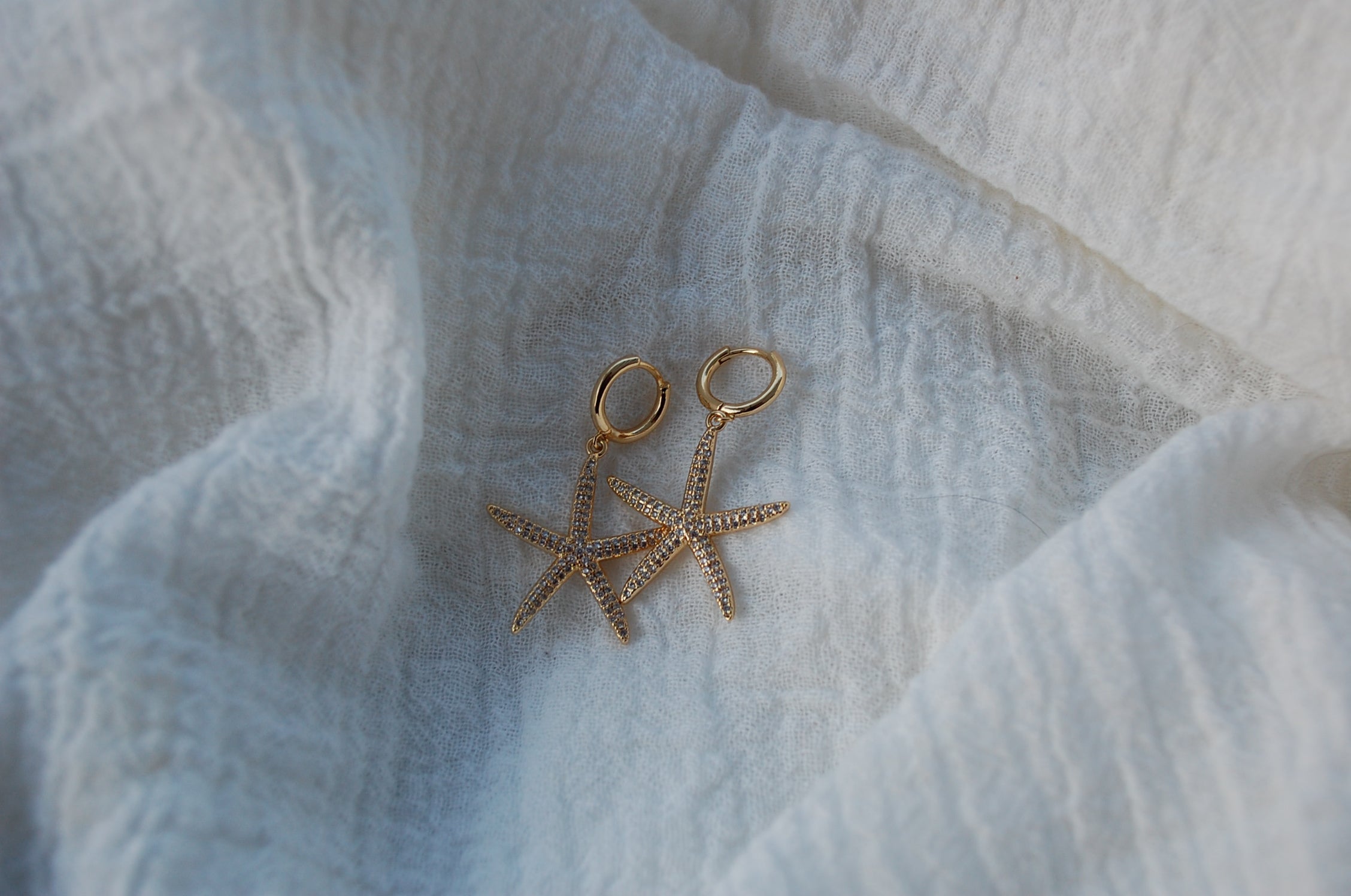 "They literally give me compliments" starfish earrings