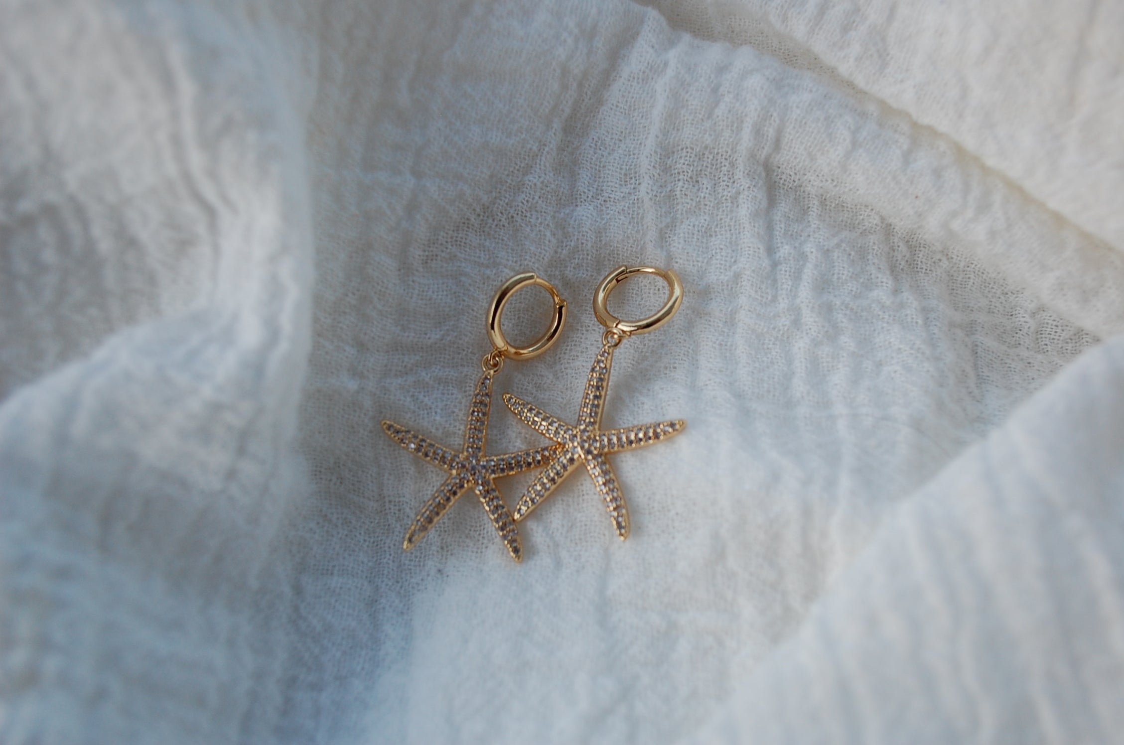 "They literally give me compliments" starfish earrings