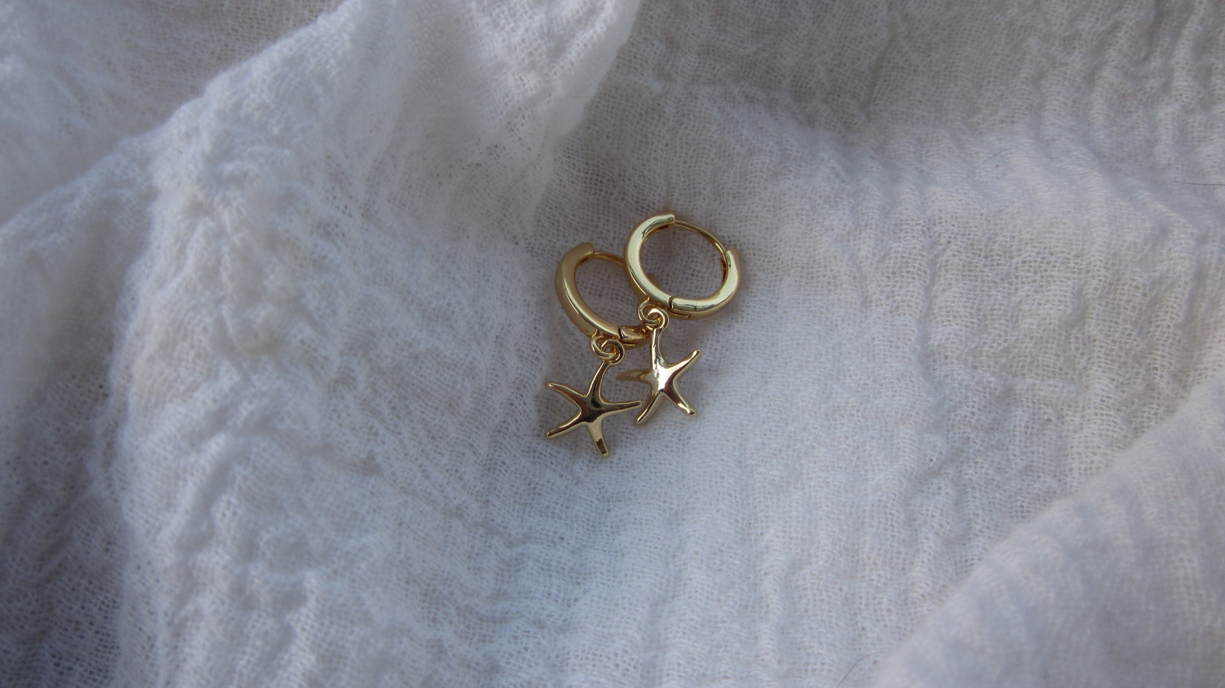 baby starfish earrings