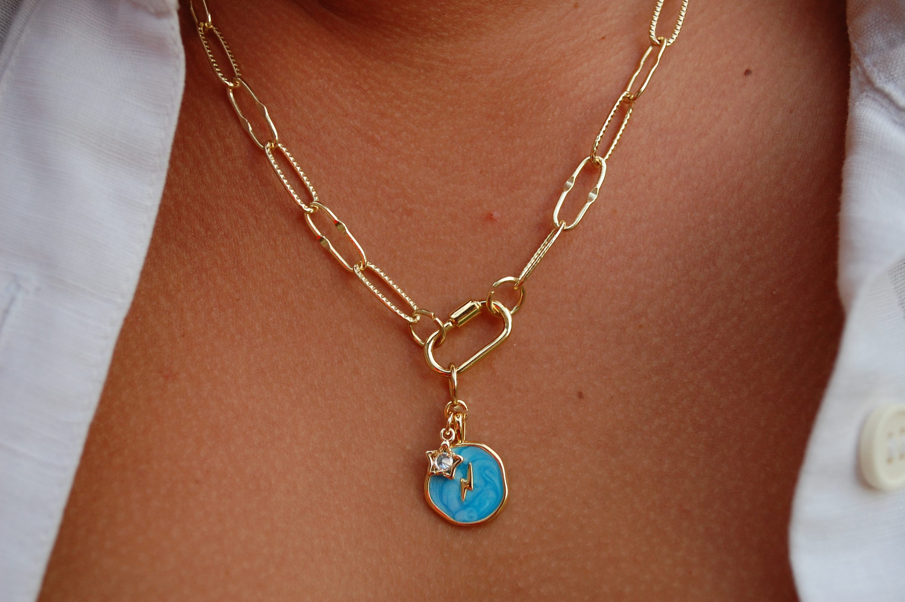 blue morning necklace