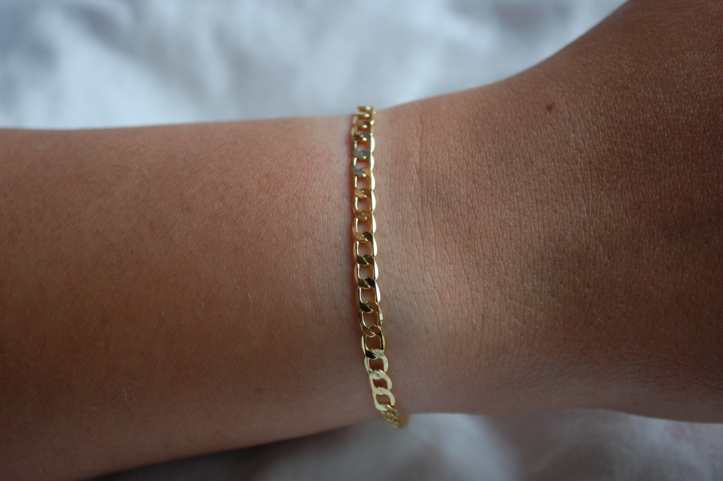 cuban curb chain bracelet