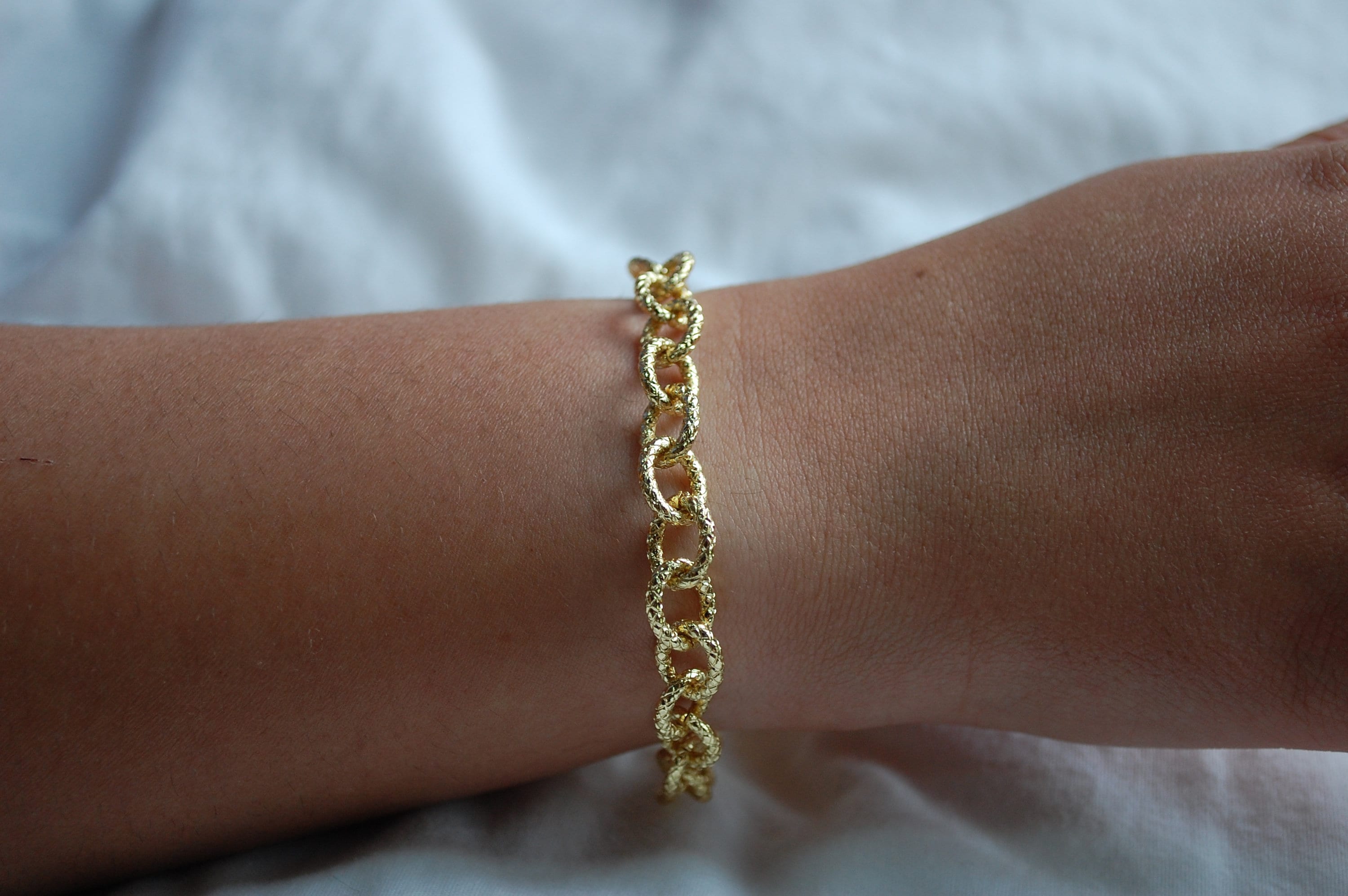 chunky texturized bracelet