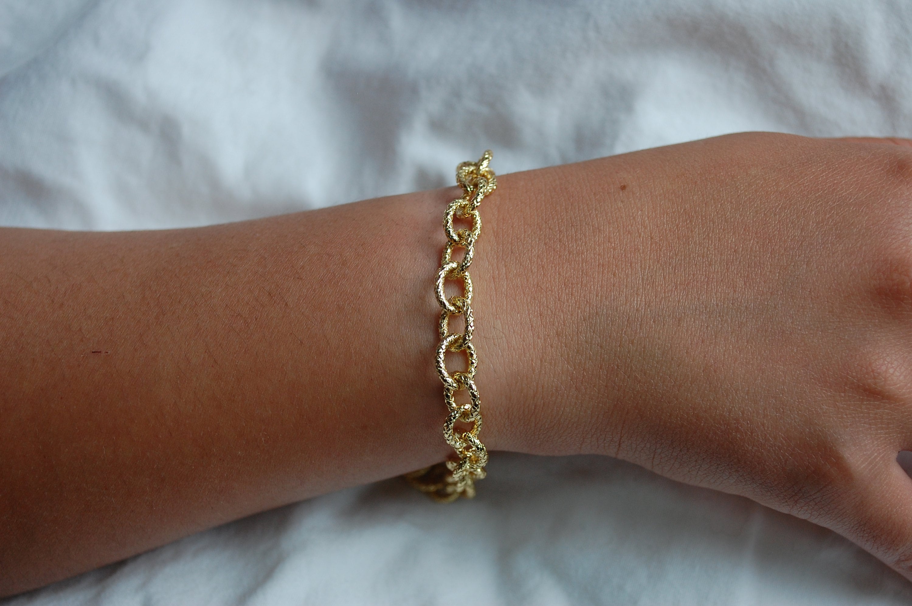 chunky texturized bracelet