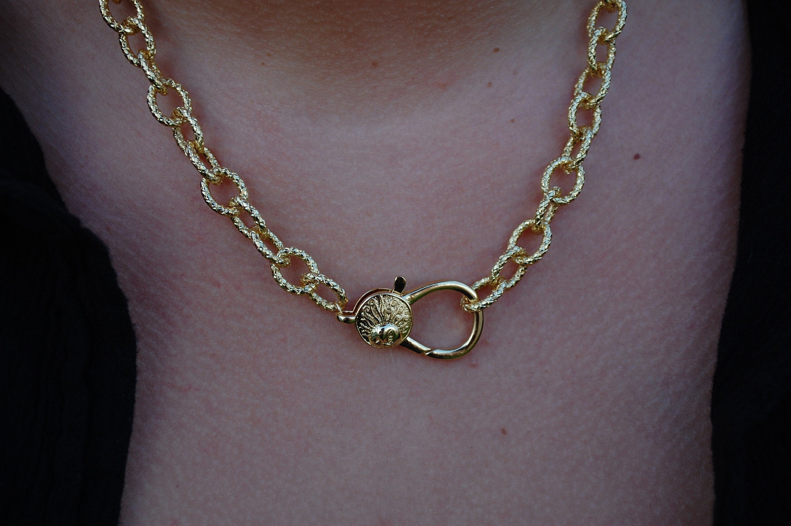 sun clip necklace