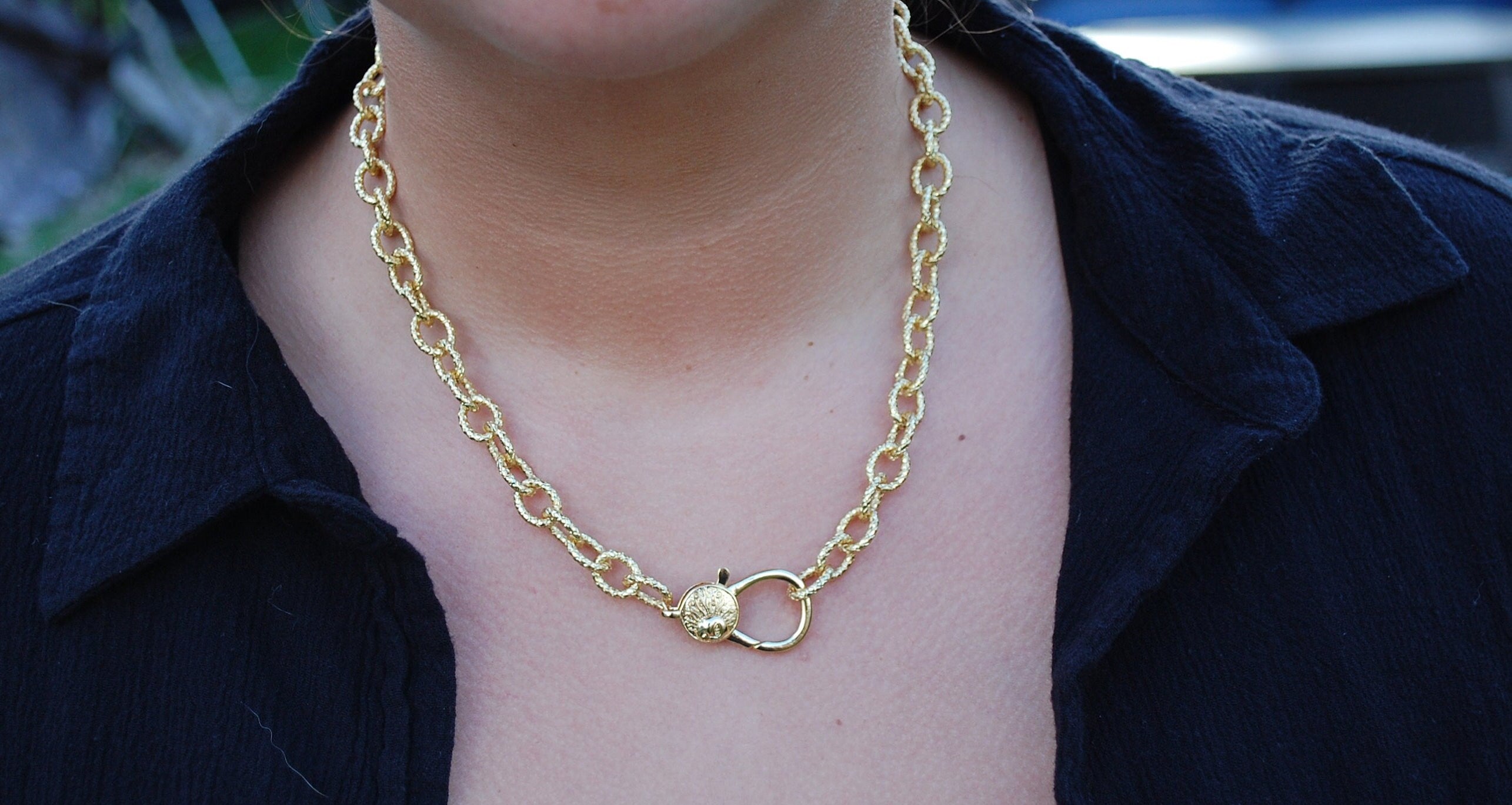 sun clip necklace